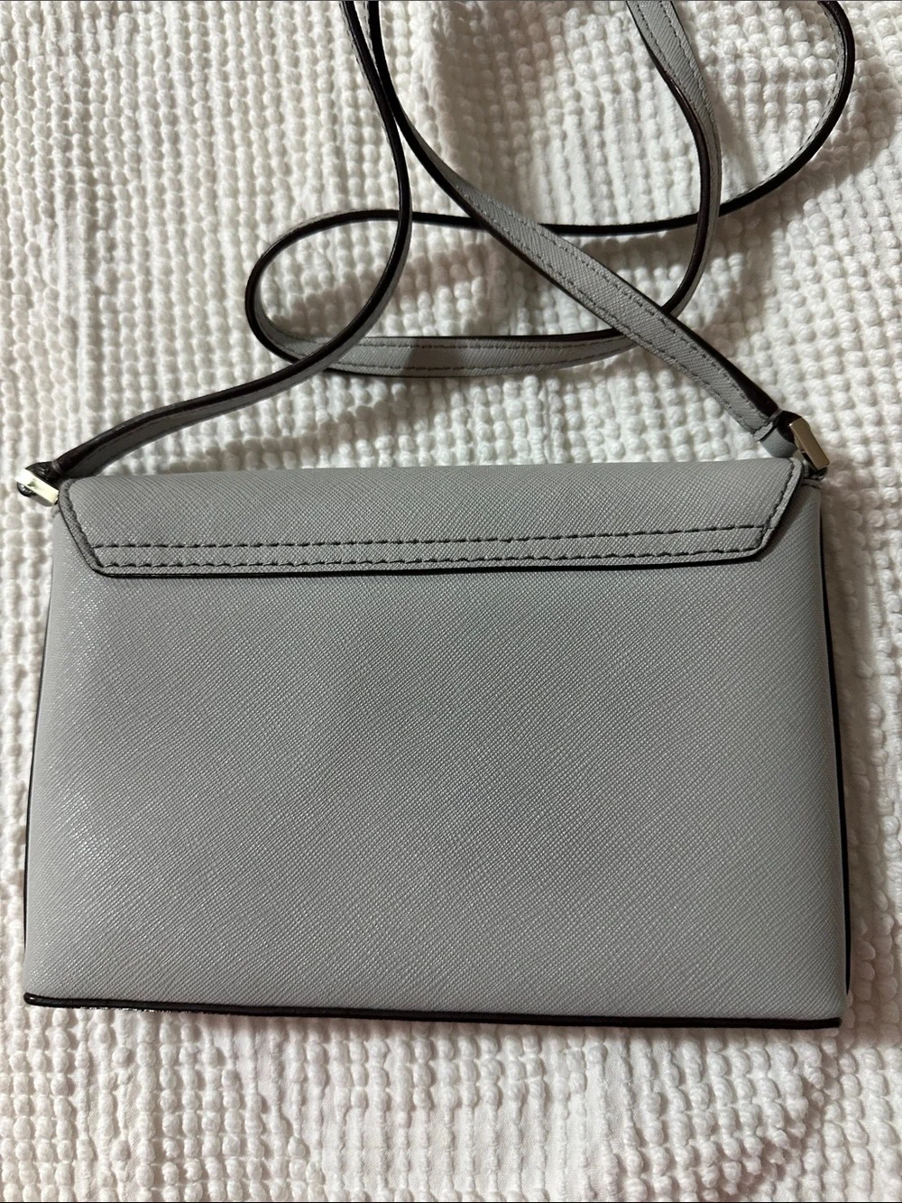 kate spade Gray Crossbody with Silver Turn-Lock